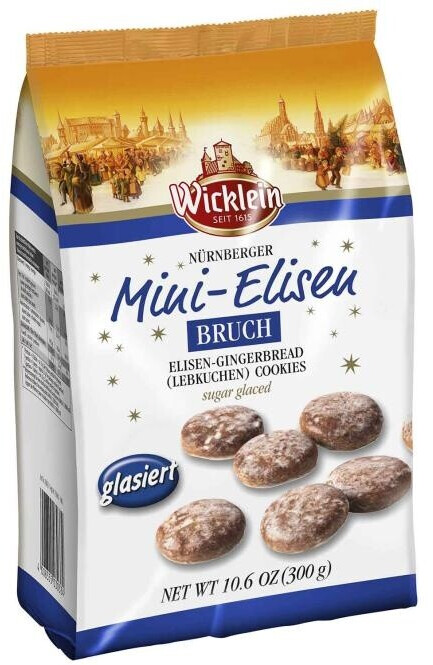 Wicklein: Nürnberger Mini Elisen Bruch Glazed (300g)