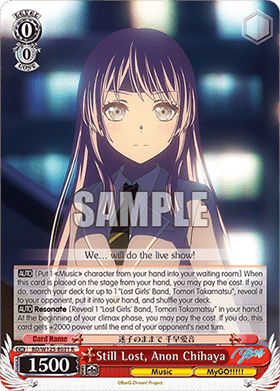 Still Lost Anon Chihaya