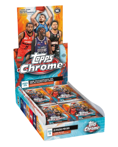 2024/25 Topps NBL Chrome Basketball Factory Sealed Hobby Box