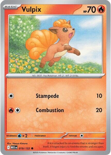 Pokémon TCG: Vulpix 019/132