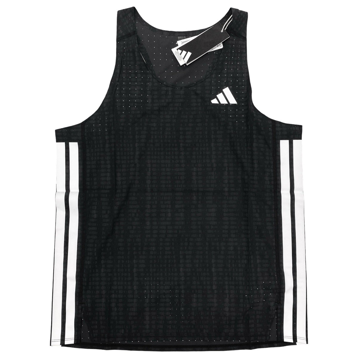 Men's Adizero E Singlet (Black)