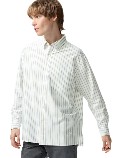 Oxford Oversized Shirt (Off White)
