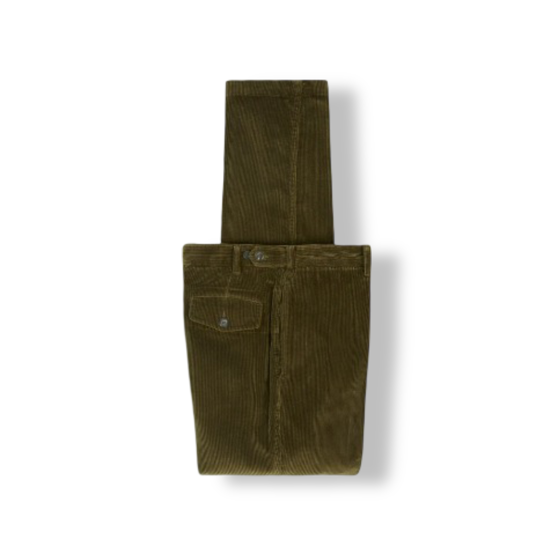 Women's Cotton Corduroy Games Trousers (Olive)