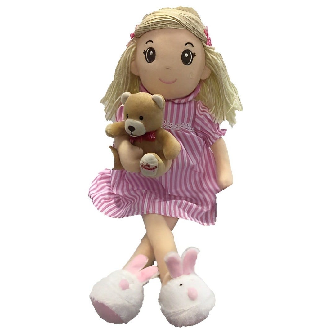 Hamleys Bedtime Bella Rag Doll (With Bear)
