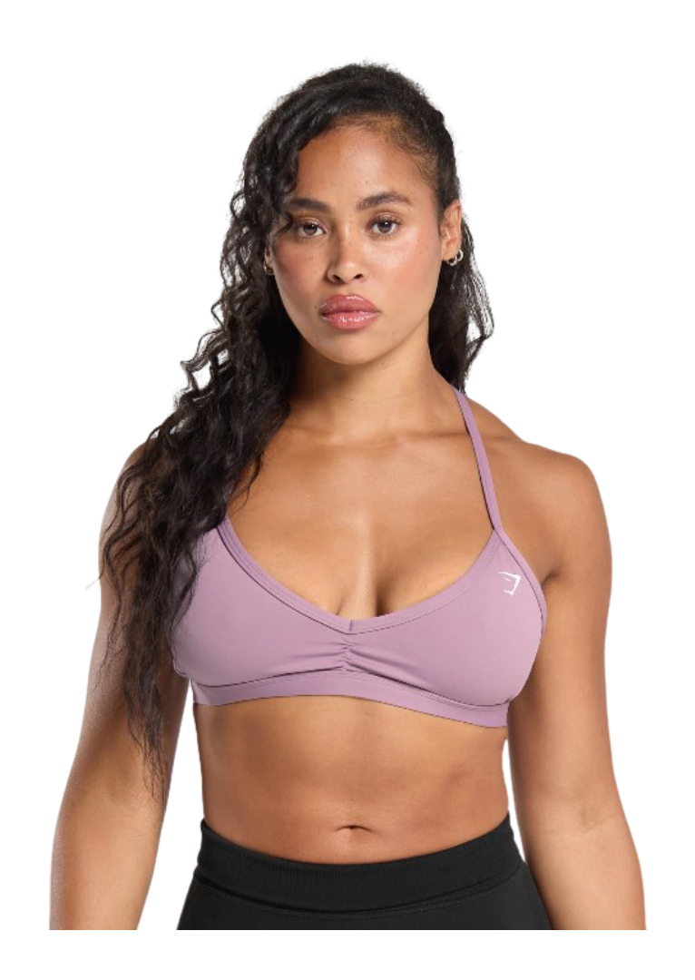 Minimal Sports Bra (Soft Purple)