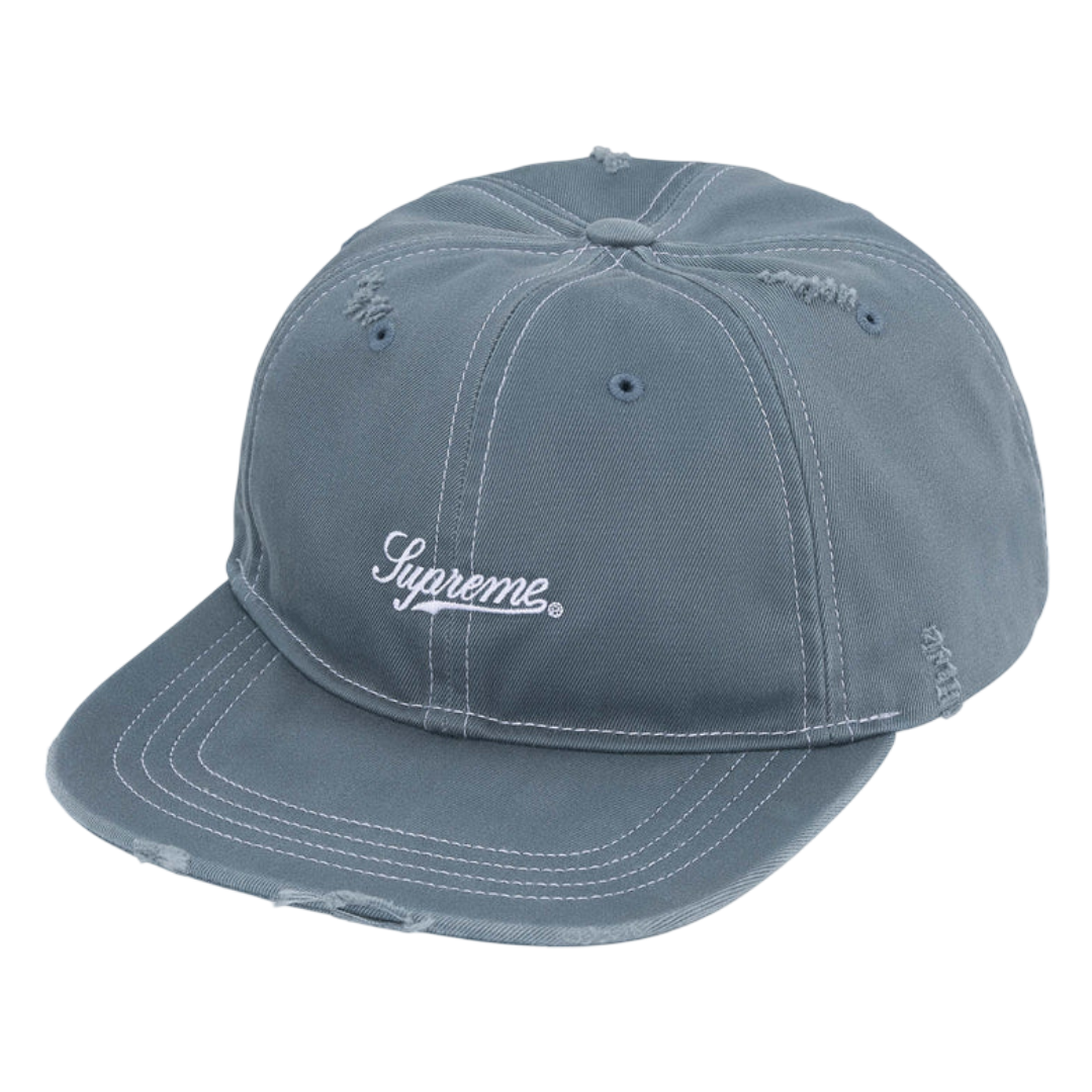 Distressed Script 6-Panel (Slate)