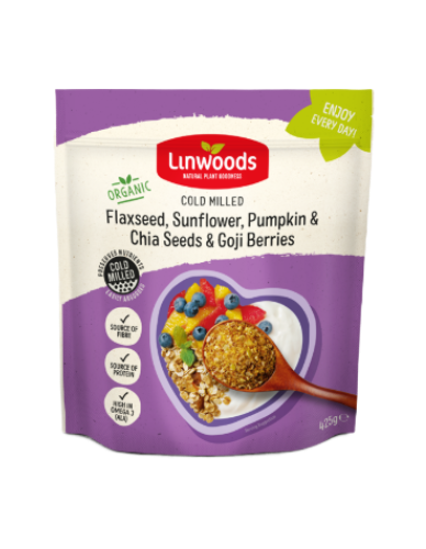 Linwoods: Milled Flaxseed, Sunflower, Pumpkin & Chia Seeds & Goji Berries - 425g