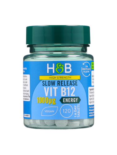 H&B High Strength Slow Release Vitamin B12 (120 Tablets)