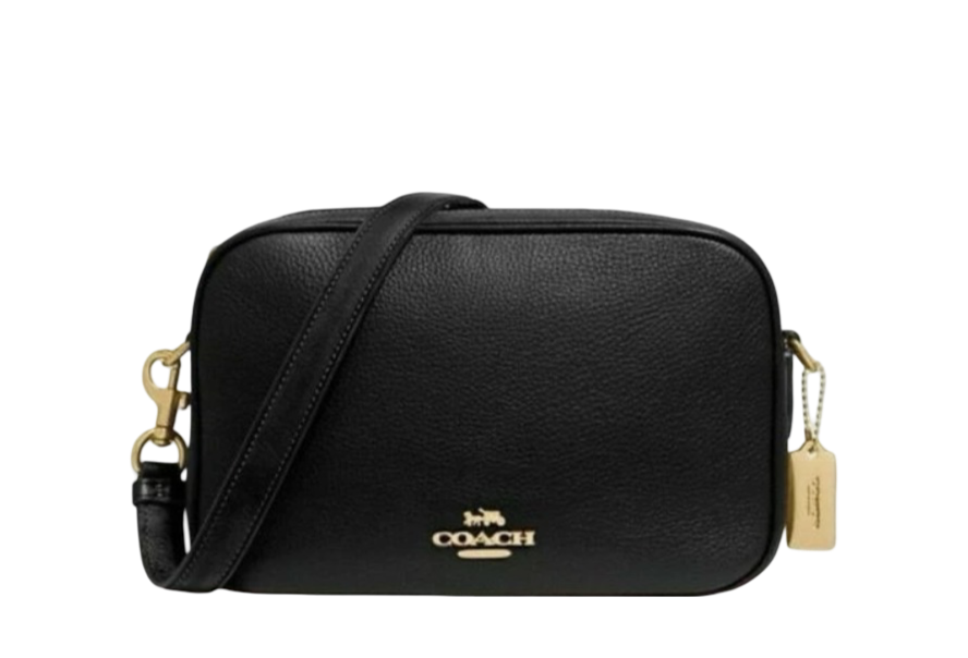 Coach: Jes Crossbody Bag - Black/Gold