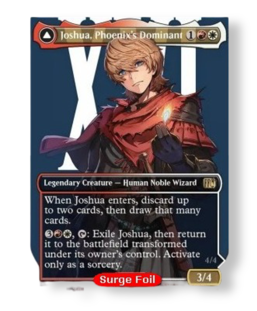 Joshua Phoenix's Dominant Phoenix Warden of Fire (V.3): The Gathering Final Fantasy