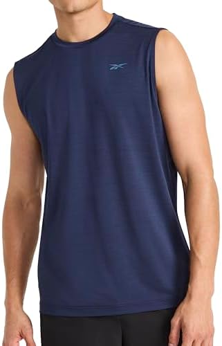 Men's Reebok Gains Muscle Tank Top (Shadow Heather)