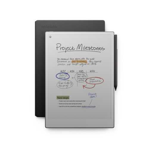 remarkable: Paper Tablet with Marker and Leather Book Folio (Black)