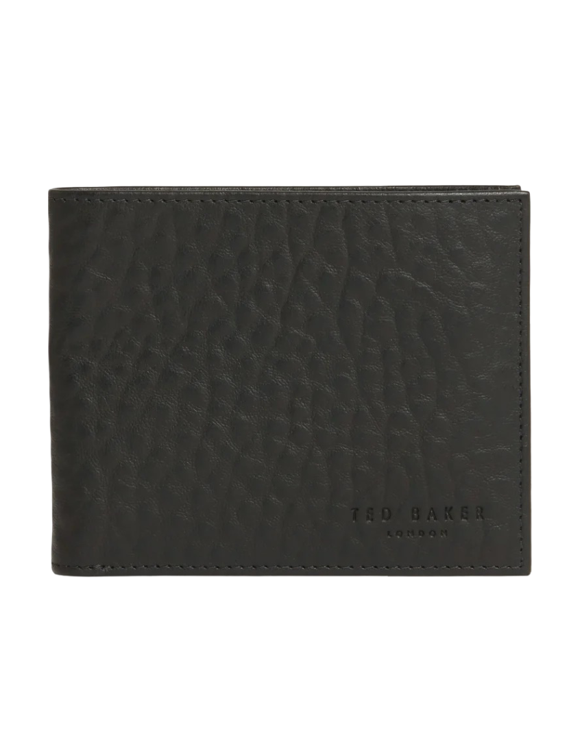 Petro Pebbled Leather Card Holder Wallet