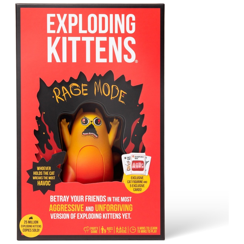 Exploding Kittens: Rage Mode Board Game