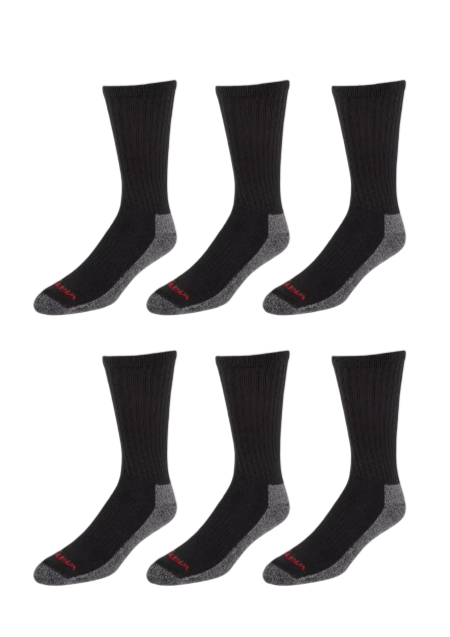 Wrangler: Men's Cushion Crew Socks (6 Pack)
