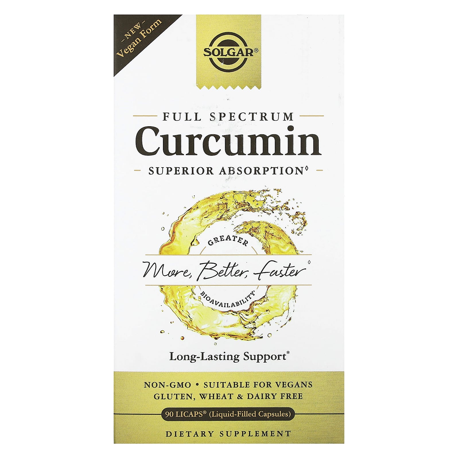 Solgar: Full Spectrum Curcumin (90 LiCaps)