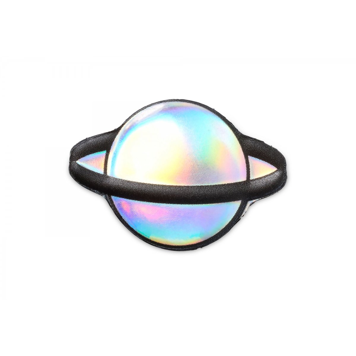 Jibbitz Charms: Iridescent Saturn