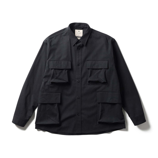 TAKIBI: Herringbone Shirt Jacket