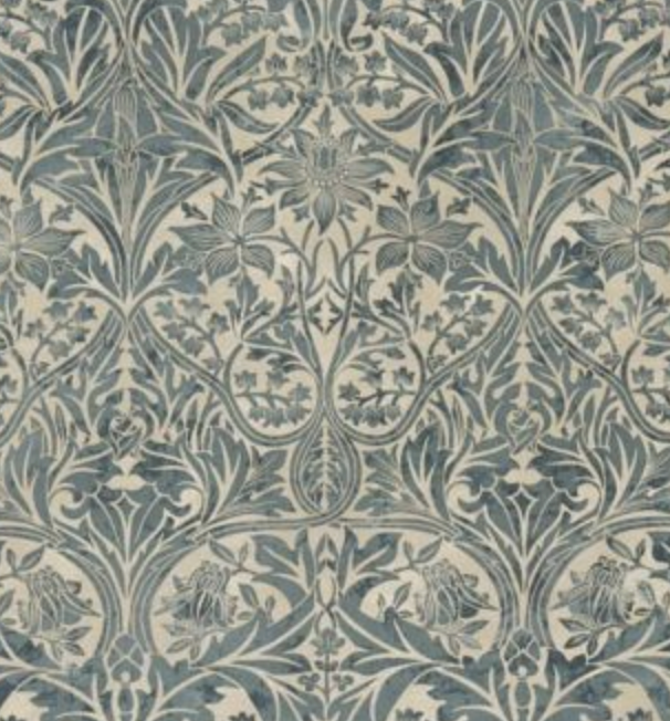 Morris & Co: Bluebell Fabric Sample