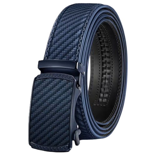 Fianmy: Men's Genuine Leather Ratchet Belt 35mm