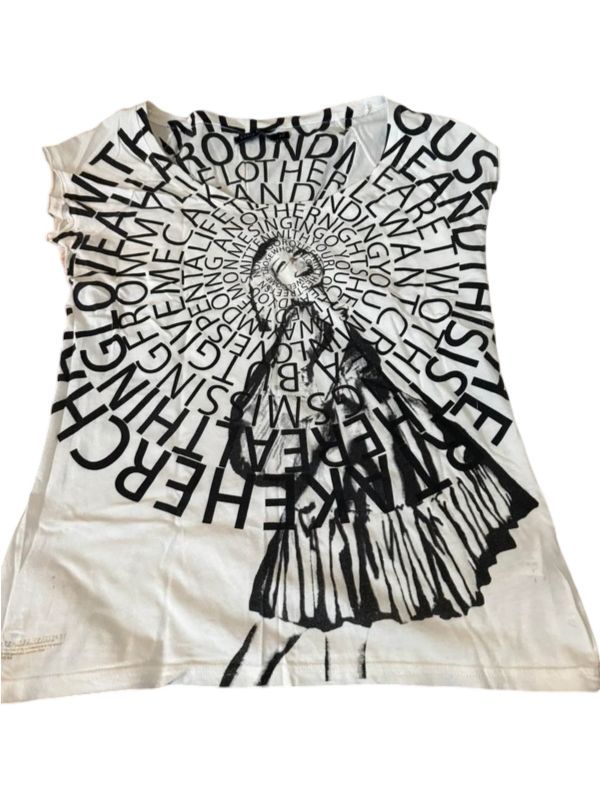 River Island: Vest Top (Black/White)