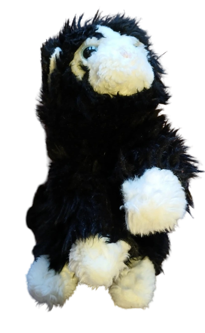 Tesco: Cuddle Me Friends Cat Soft Toy (Black & White)