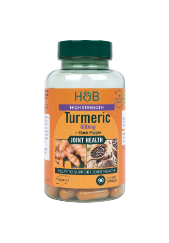 H&B High Strength Turmeric with Black Pepper - 600mg