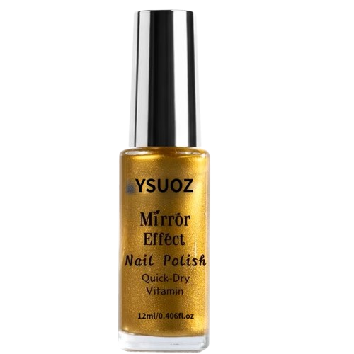 Ysuoz: Mirror Effect Nail Polish - 12ml (Rose Golden)