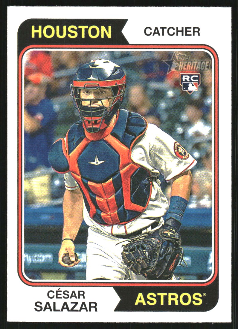 2023 Topps Heritage #655 Cesar Salazar RC