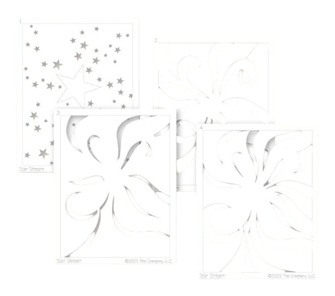 Star Stream Stencil