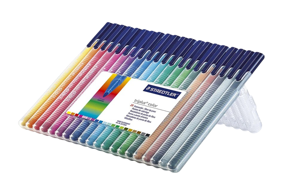 Staedtler: Triplus Color Triangular Barrel Fibre Felt Tip Pens