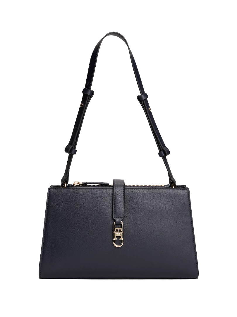 Polished Monogram Shoulder Bag