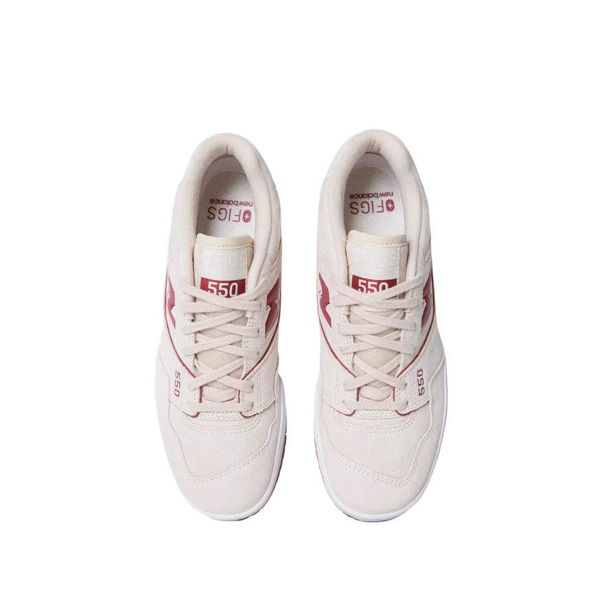 Figs: New Balance 550 (Cream & Mauve)