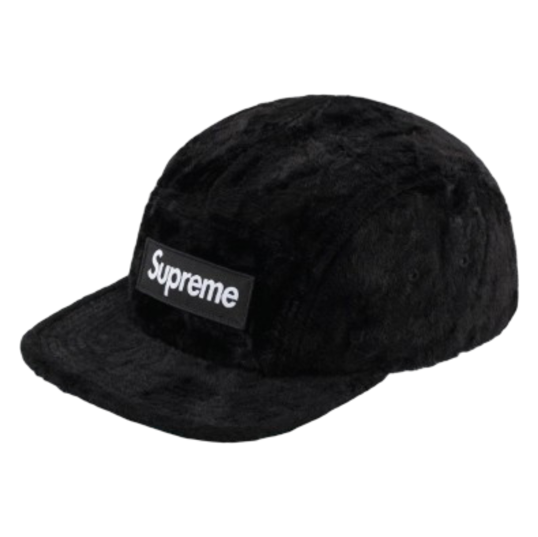 Good Enough Crushed Rayon Pile Camp Cap (Black)