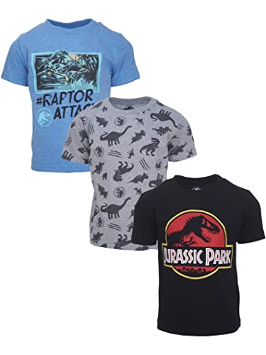 Kids' Jurassic Park T-Shirts (Pack of 3)