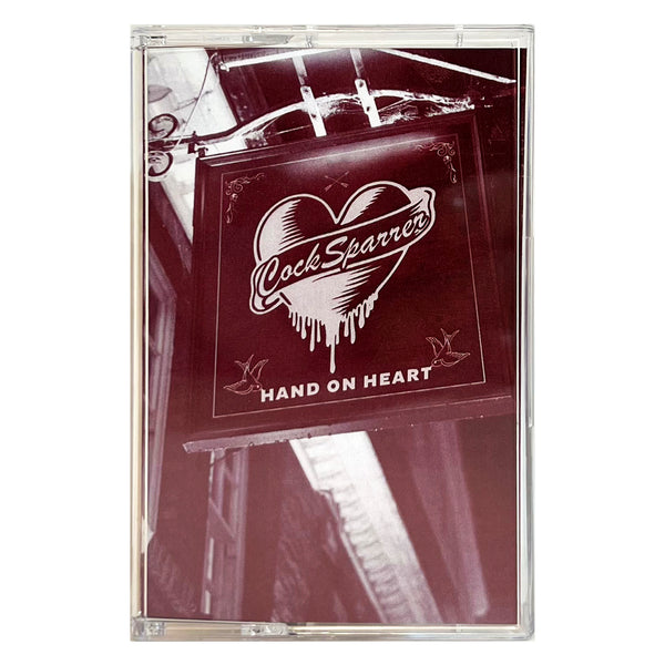 Cock Sparrer: Hand On Heart - Cassette (Clear With Black Liner)