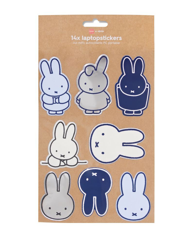 Miffy Laptop Stickers (Pack of 14)