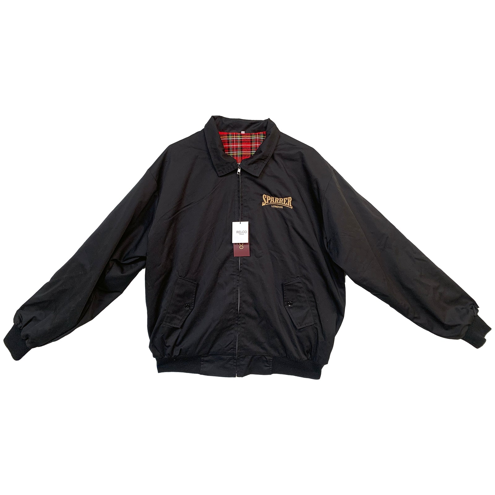 Men's Cock Sparrer: Sparrer London Harrington Jacket (Black)