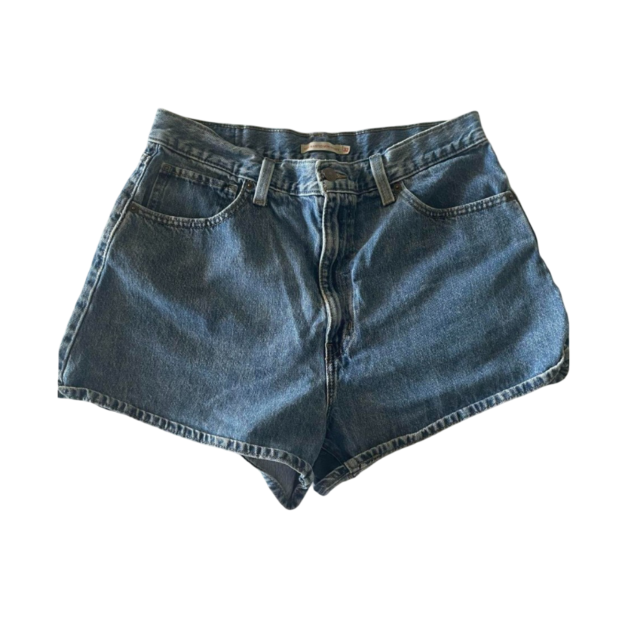 Levi's Women's Shorts (Blue and Navy)