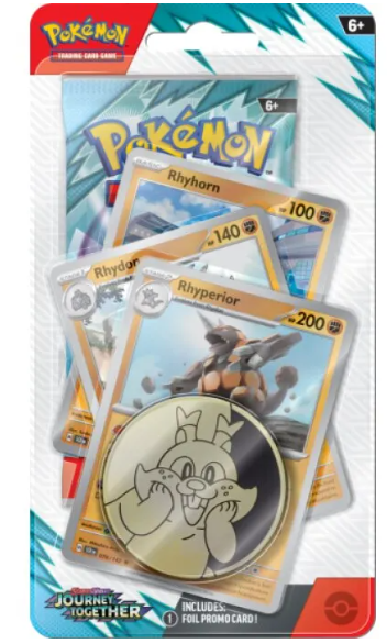 Pokemon Center: Journey Together Premium Checklane Blister - Rhyperior