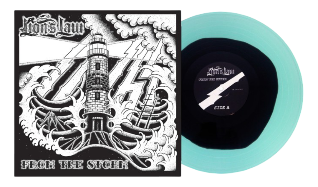 Lion's Law: From The Storm - Vinyl LP (Black Inside Light Blue)