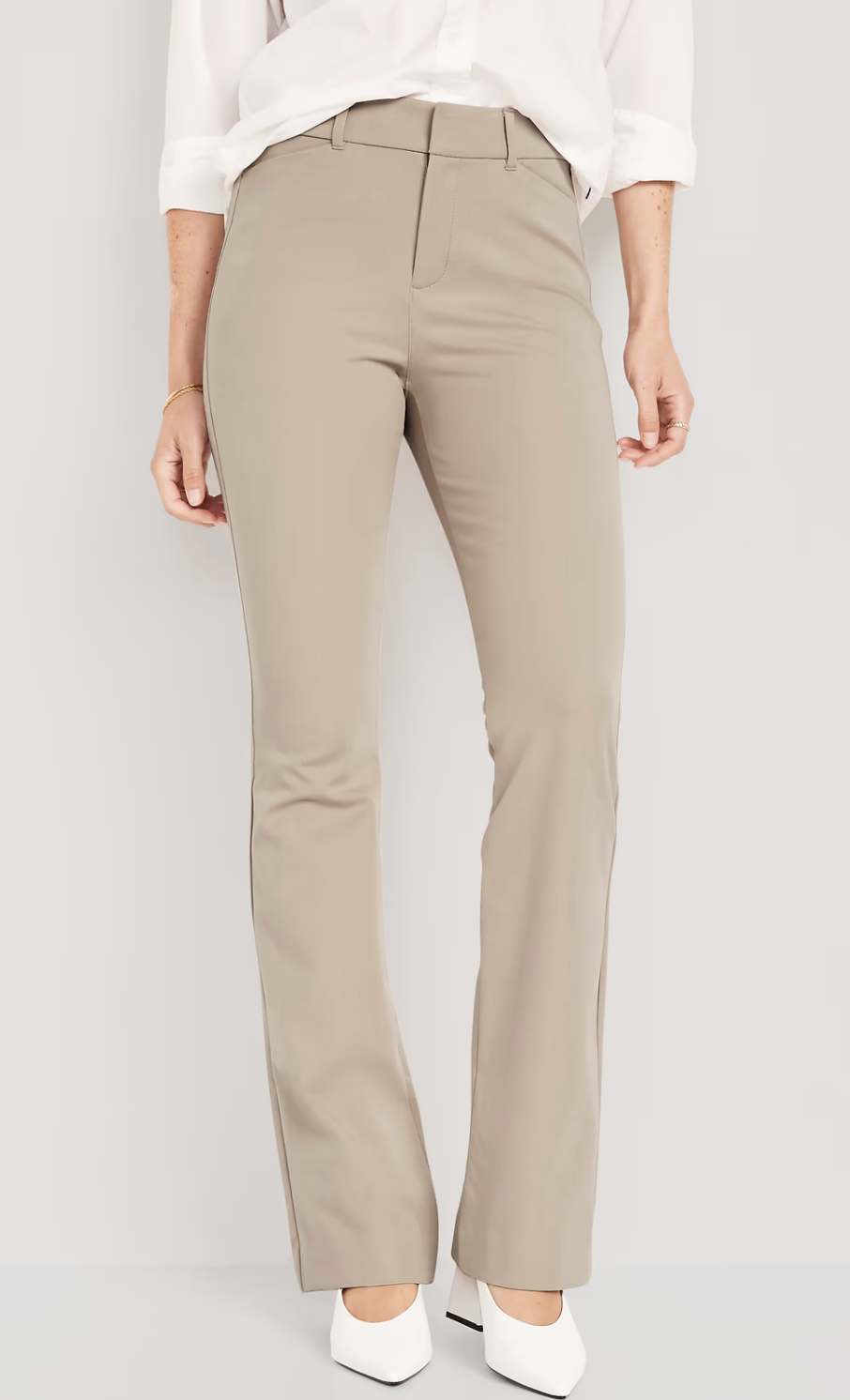 Women's High-Waisted Pixie Flare Pants