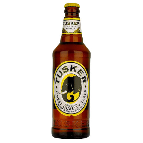 Tusker Lager - ABV: 4.2% (500ml)