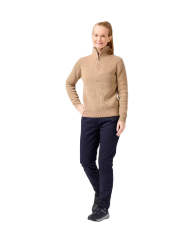 Inesis: Women’s Zipped Golf Pullover - Beige