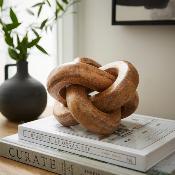 Chunky Knot Ornament (Mango Wood)
