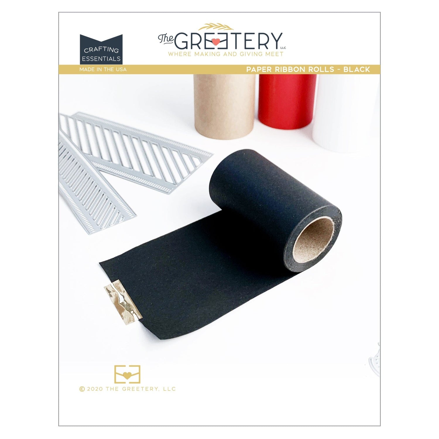 Paper Ribbon Rolls (Black)
