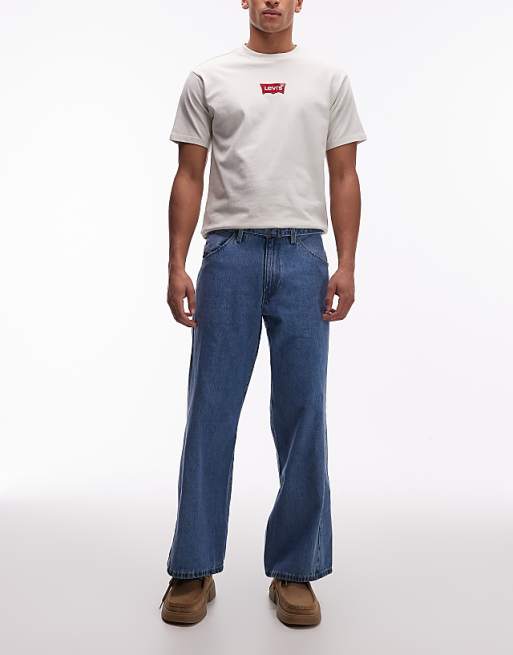 Levi's: Men's Twisted Baggy Jeans (Midwash Blue)