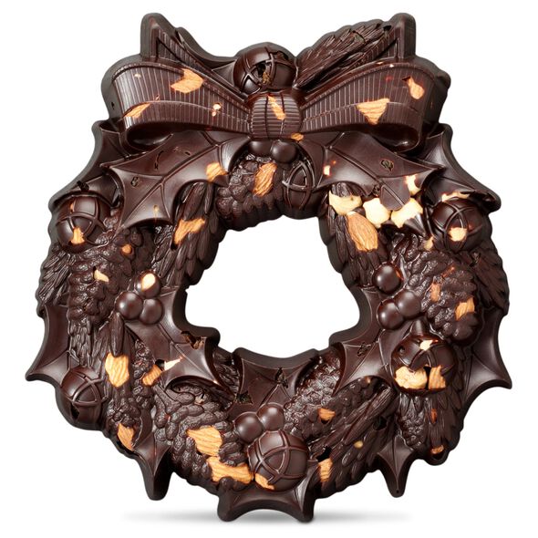 Large Festive Wreath (Dark Chocolate) - 450g