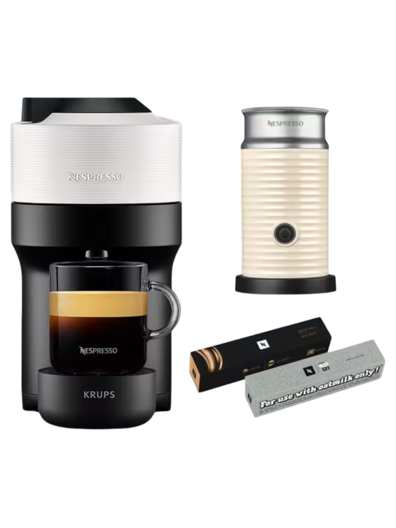 Nespresso: Oatly X Nespresso Vertuo Pop Coffee Machine (White)