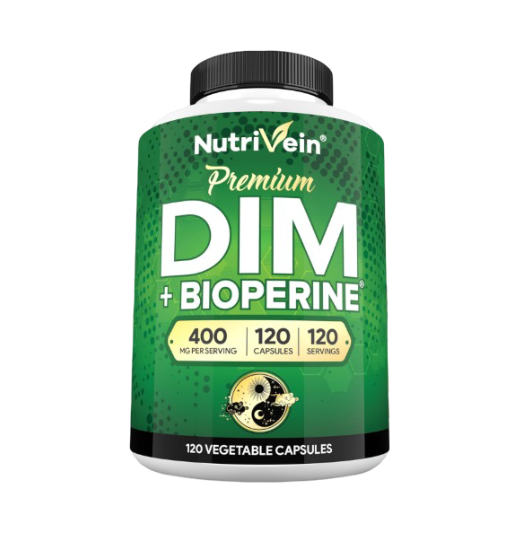 Nutrivein: Premium DIM Supplement 400 mg - 120 Capsules